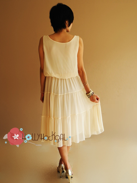 แม็กซี่เดรส ผ้าชีฟอง Maxi dress