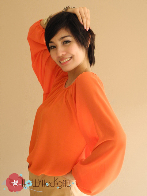 เสื้อแขนยาว ผ้าชีฟอง