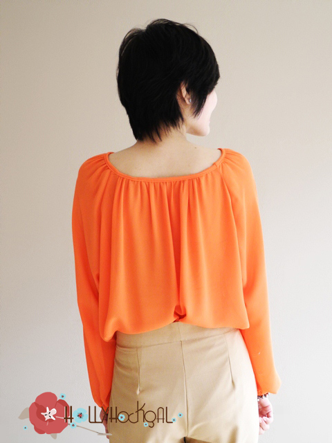 เสื้อแขนยาว ผ้าชีฟอง